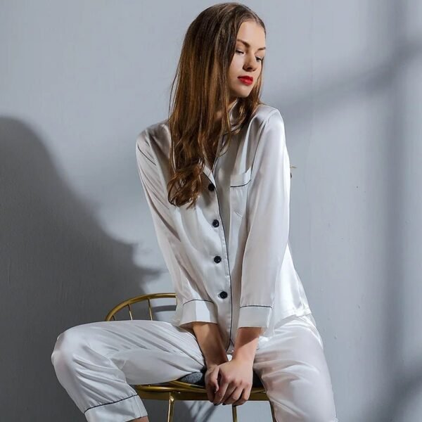Ha749ec41393b4dbf84b6538aecca7568f.jpg 100% Mulberry Silk Women’s Pajama Set