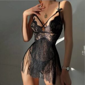 S00e8c790120845f9adcd80a0651cd740r.jpg Women’s Floral Mesh Lace Nightdress