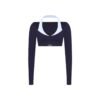 Women’s Long-Sleeve Halter Yoga Set