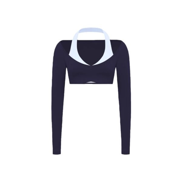 Women’s Long-Sleeve Halter Yoga Set