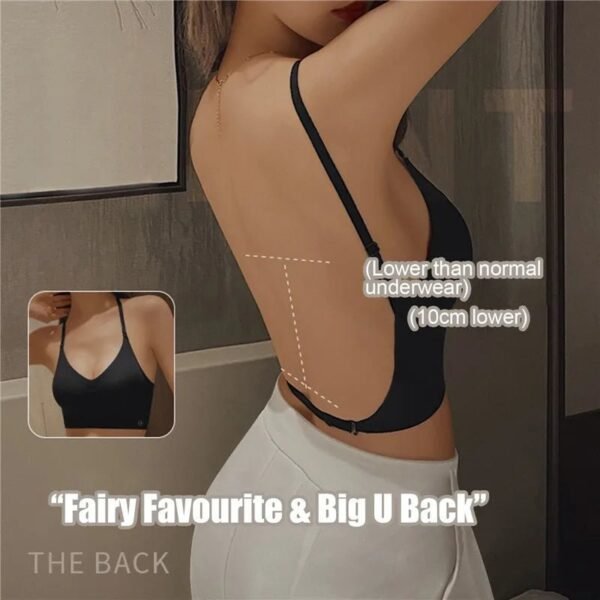 Invisible Backless Push-Up Bra