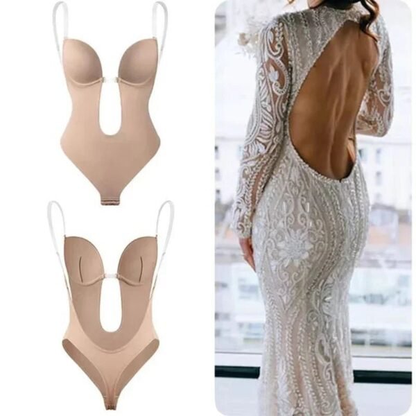 S025e97dd65154318b5f6088689ca1dbdU.jpg Women’s Deep V Backless Shapewear Bodysuit
