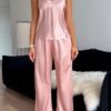 Women’s V-Neck Halter Pajama Set