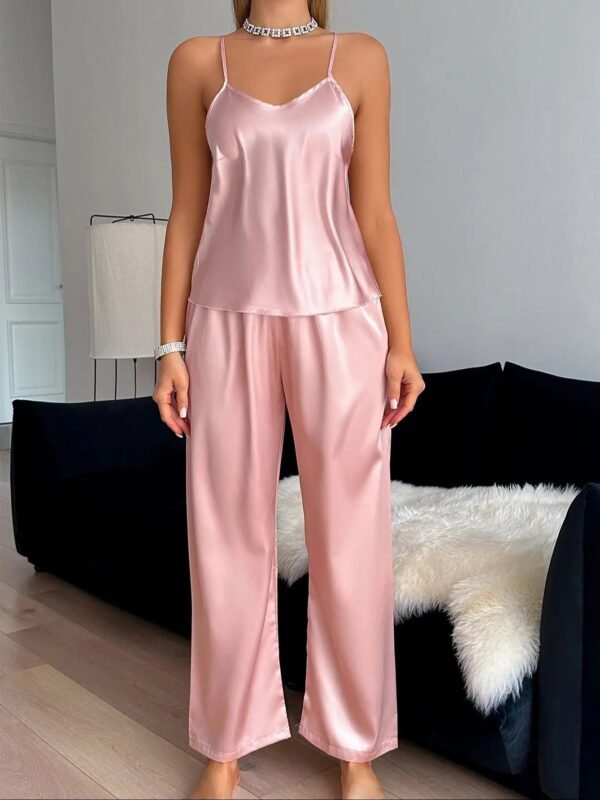 Women’s V-Neck Halter Pajama Set