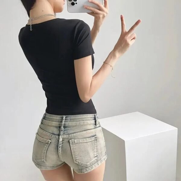 Women’s Square-Neck Short-Sleeve Bodysuit