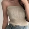 Women’s Backless Halter Crop Top