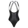 Women’s Latex PU Leather Bodysuit