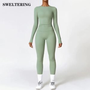 S0bf904e74c33446f89fa035f0df47a84t.jpg 2-Piece Seamless Yoga & Gym Set