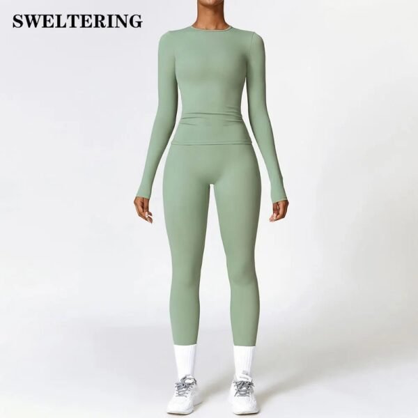 S0bf904e74c33446f89fa035f0df47a84t.jpg 2-Piece Seamless Yoga & Gym Set