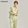 S0f8b6bb24d474af9904beebabd83690fK.jpg Women’s 100% Silk Pajama Set