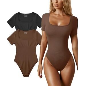 S109454b652534d178173e987775ee9e9k.jpg Dimmkof Ribbed Tummy Control Bodysuit