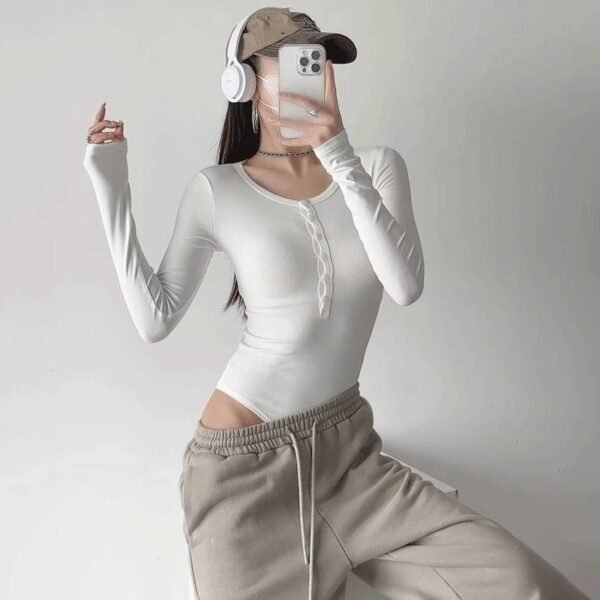 Women’s Long-Sleeve Basic Bodysuit