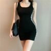 Women’s Spaghetti Strap Slim Dress