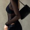 S18dd777a6e3340ed846460729918da71X.jpg Black Mesh Stripe Bodysuit