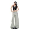 Pleated Relaxed Wide-Leg Pants