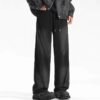 Men’s Y2K Pleated Straight Pants