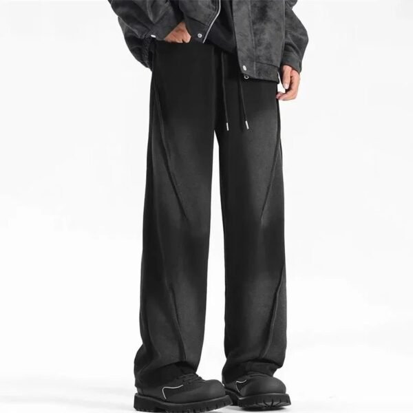 Men’s Y2K Pleated Straight Pants