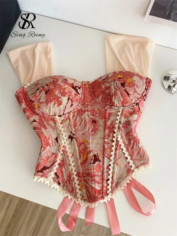 S1cc12b7f8e4e4f52ad7c7a4cd71da802m.jpg SINGREINY Floral Lace Vintage Cami Top