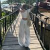 S1e27815b1f3f44d9b4157e4ce9639b913.jpg Women’s Drawstring Wide-Leg Casual Pants