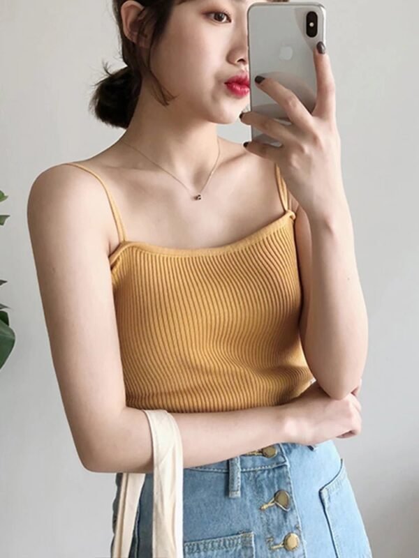Women’s Backless Halter Crop Top