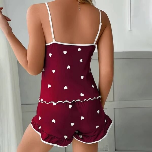 S2b34d7387c064c39962c240e3300aa5d7.jpg Women’s Printed Ruffle Pajama Set