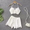 S2d20bea514704886ac295f82b6507210D.jpg Women’s Knit Backless Cami & Shorts Set
