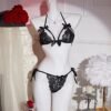 S2e9b5539e0c043da8dc48bccd872a3c3Z.jpg Women’s Sheer Floral Lace Bra & Panty Set