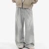 Men’s Y2K Pleated Straight Pants
