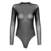 Women’s Sheer Long-Sleeve Bodysuit