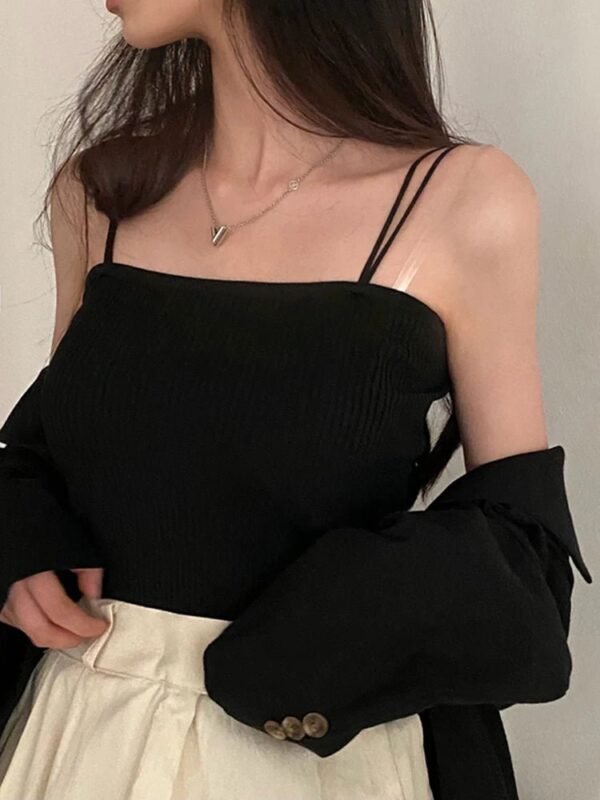 Women’s Backless Halter Crop Top