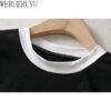 Women’s Y2K Harajuku Black Bodysuit