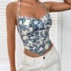 Women’s Summer Slim Cami Crop Top