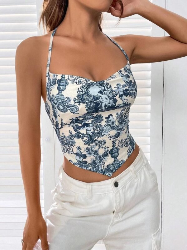 Women’s Summer Slim Cami Crop Top