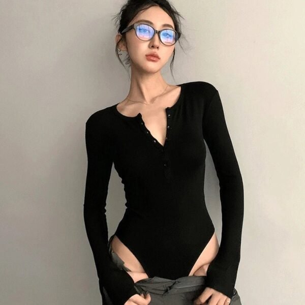 Women’s Long-Sleeve Basic Bodysuit