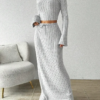 S3be57fdc722f4680ab031b9f998168fer.png Women’s Knitted Crop Top & Pants Set