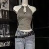 Women’s Y2K Harajuku Crop Tank Top