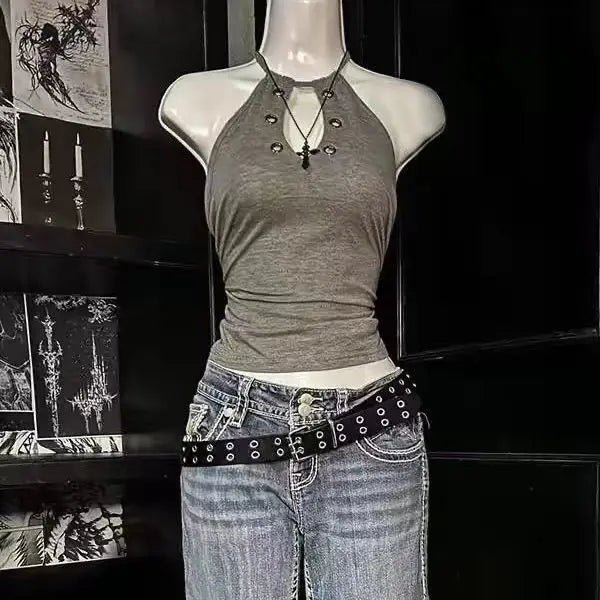 Women’s Y2K Harajuku Crop Tank Top