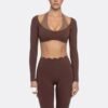 Women’s Long-Sleeve Halter Yoga Set