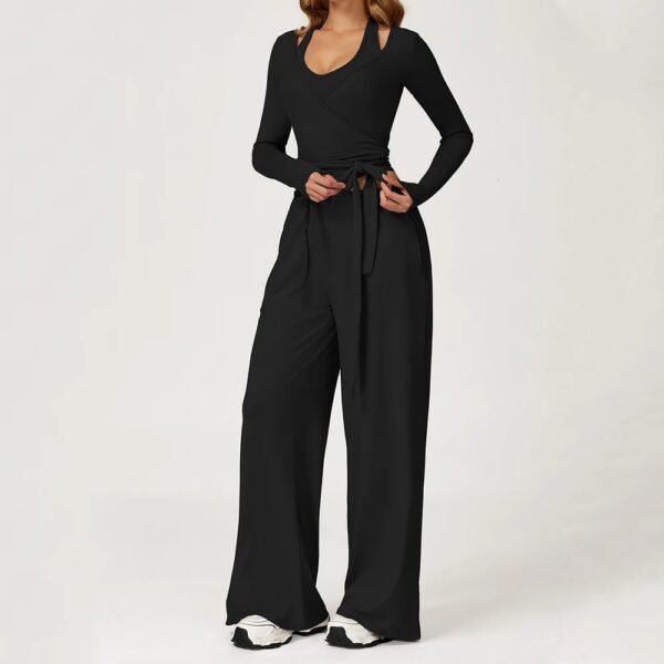 Women’s Long-Sleeve Yoga & Gym Set