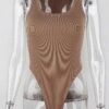 S450c110837e74eb2b2bcd91b176ded16e.jpg Women’s Sleeveless Knit Halter Bodysuit