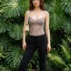 Women’s Sheer Lace Mesh Bodysuit