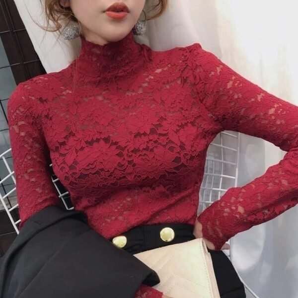 S49a262283ec0470c8adf6c2c351a5564V.jpg Women’s Floral Lace Petal-Sleeve Top