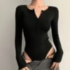 Women’s Long-Sleeve Basic Bodysuit