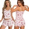 S4c4995f70b014d3ca8ac4e58694fb04fx.jpg Women’s Satin Vest & Shorts Pajama Set