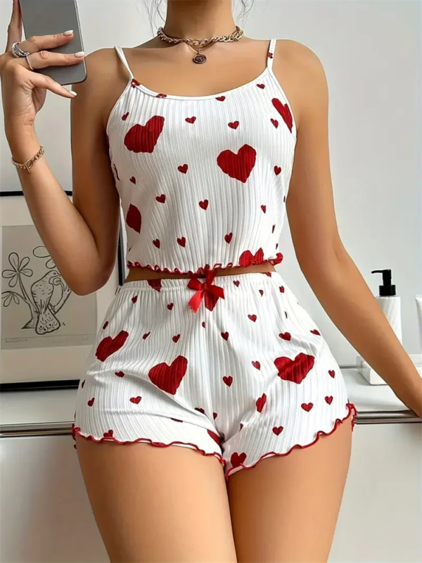 S50af20e630e64e9ca62ba25c2f8bab8cv.png Women’s Red Heart Print Cami & Shorts Set