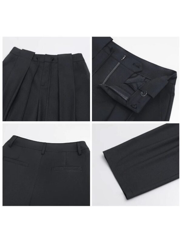 Women’s Pleated Wide-Leg Trousers