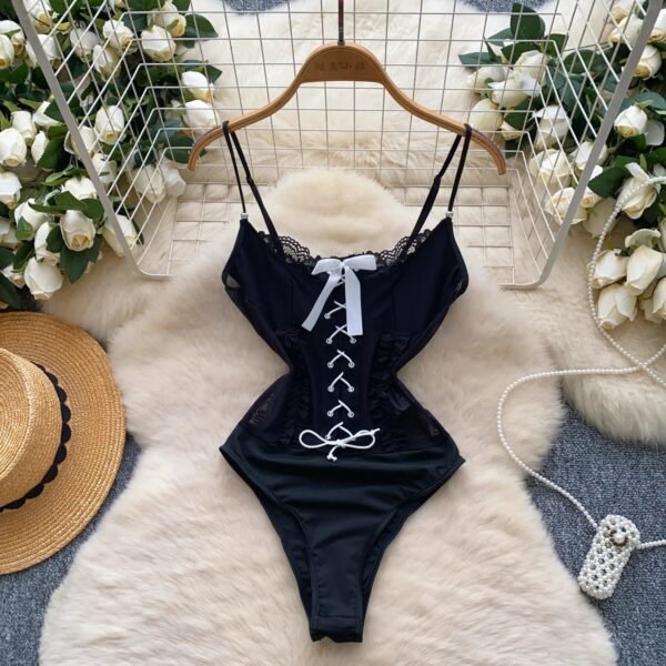 Women’s Bowknot Corset Shapewear Bodysuit
