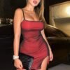 S614282f3654f403e9dff4245268fbc79d.jpg Women’s Mesh Double-Layer Bodycon Dress
