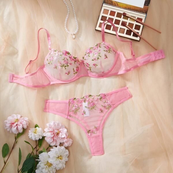 S6831f657239b4264913b75f229cc6373R.jpg Women’s Sheer Floral Lace Bra & Panty Set