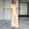Women’s V-Neck Top & Wide-Leg Pants Set